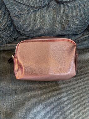 Metallic Pink Women's Cosmetic Pouch